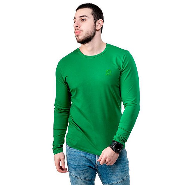 Green long store sleeve shirt mens