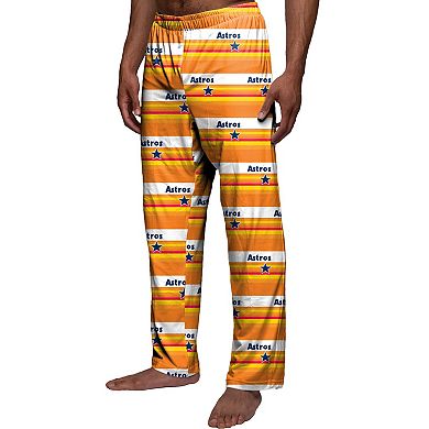 Men's FOCO Orange Houston Astros Cooperstown Collection Repeat Pajama Pants