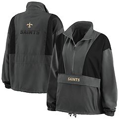 Youth Black New Orleans Saints Polar Full-Zip Jacket