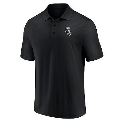 Men's Fanatics Branded Black Chicago White Sox Winning Streak Polo