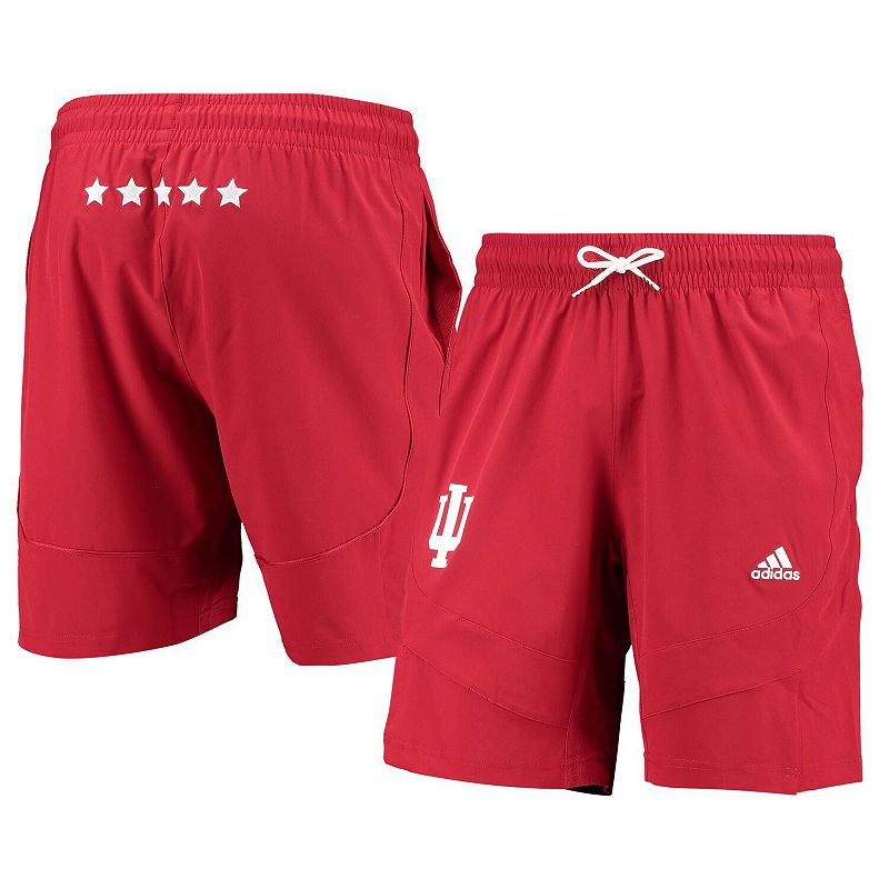 Mens adidas Crimson Indiana Hoosiers Swingman AEROREADY Basketball Shorts,