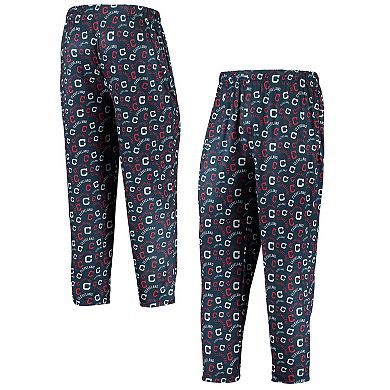 Men's FOCO Navy Cleveland Indians Cooperstown Collection Repeat Pajama Pants