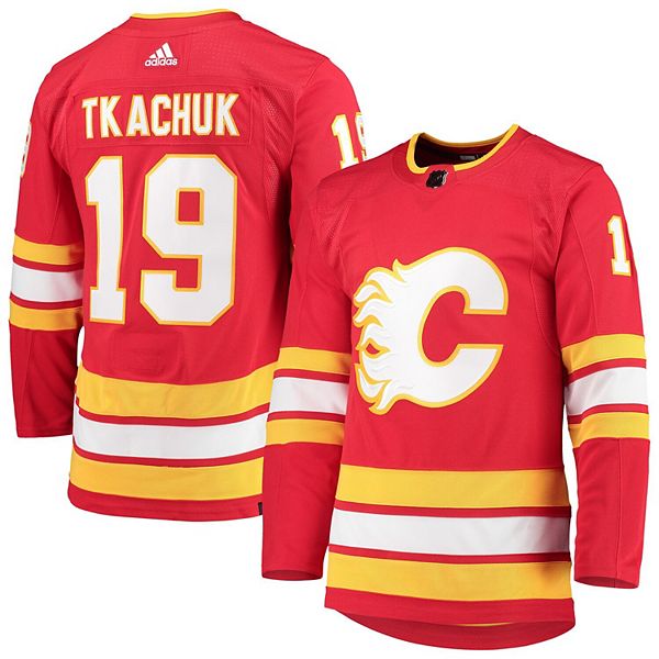 Matthew Tkachuk Calgary Flames Signed & Dated 1st Game Adidas Jersey