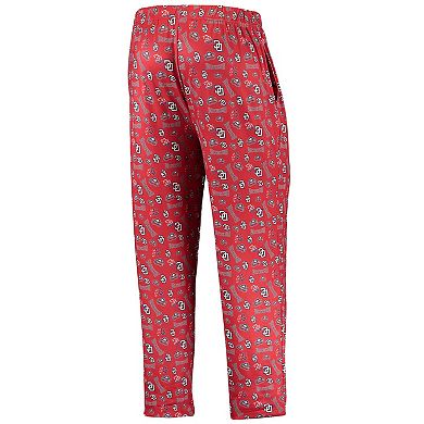 Men's FOCO Red Washington Nationals Cooperstown Collection Repeat Pajama Pants