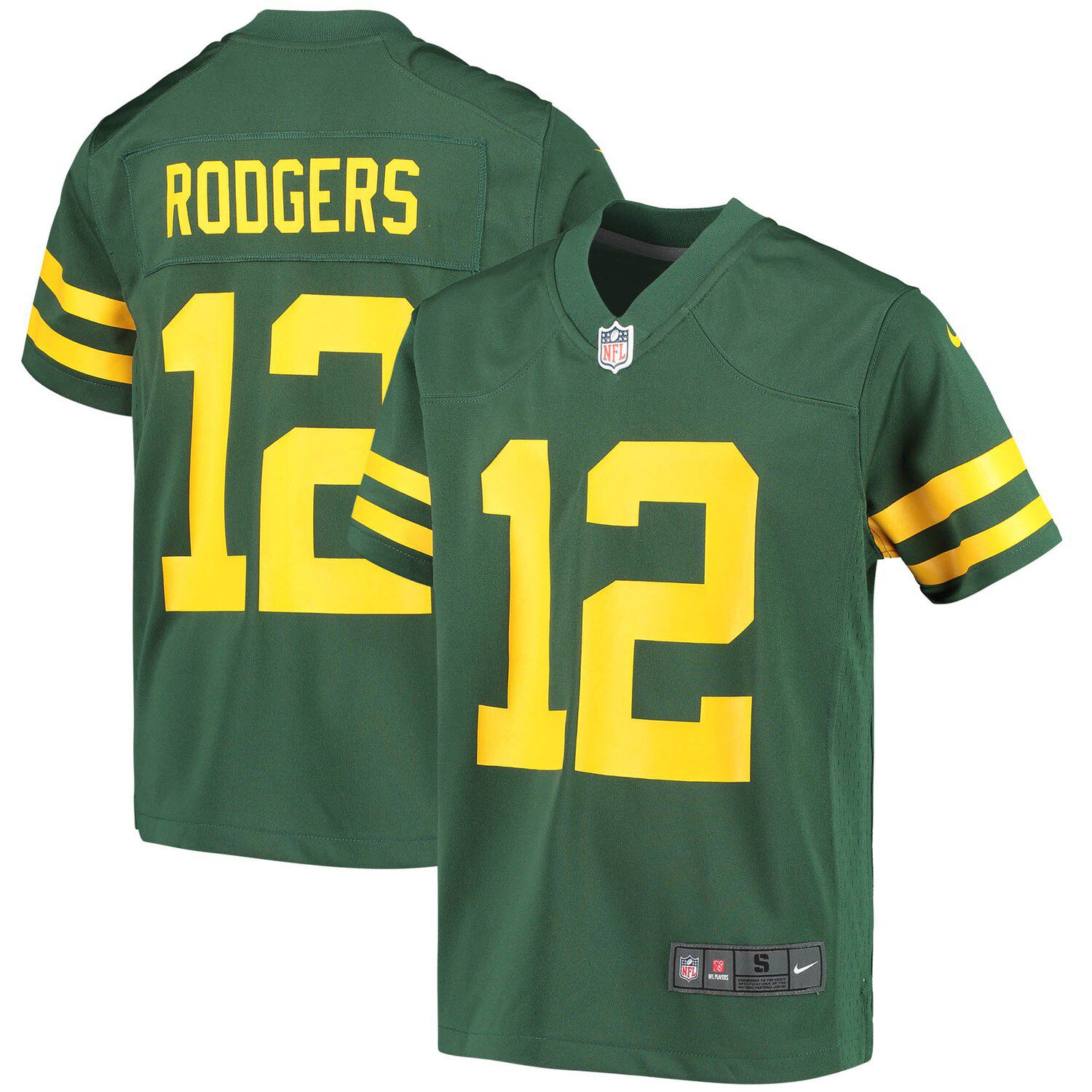 Aaron Rodgers Green Bay Packers Nike Inverted Legend Jersey - Gold