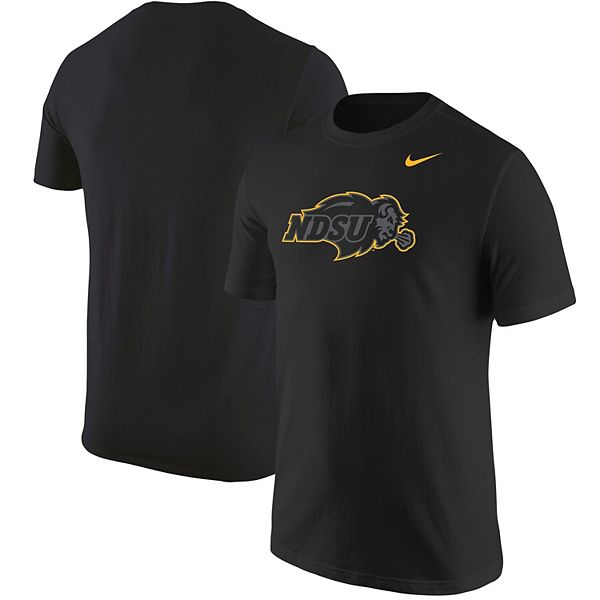 Men's Nike Black NDSU Bison Logo Color Pop T-Shirt