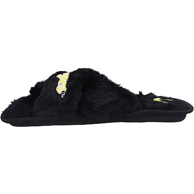 Women's FOCO Iowa Hawkeyes Script Cross Slide Slippers