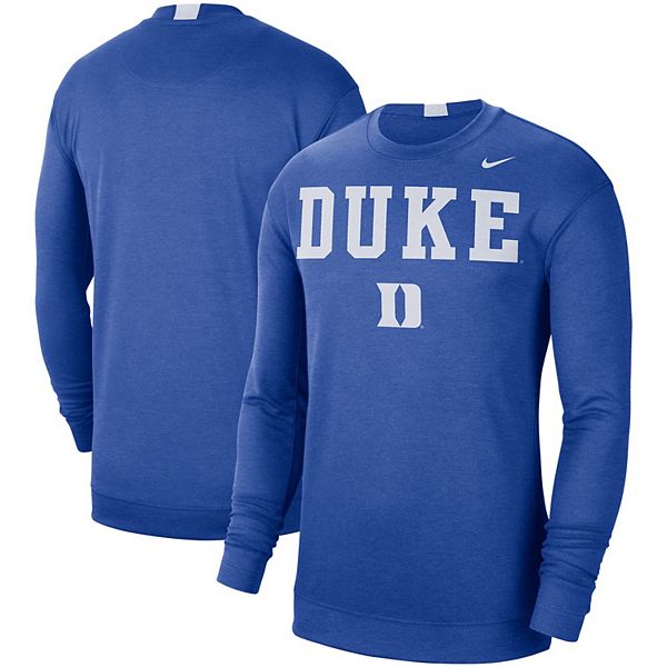 Duke Blue Devils Nike Elite Dri-Fit Long Sleeve Shooting Shirt - Men’s Large