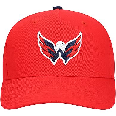 Youth Red Washington Capitals Snapback Hat