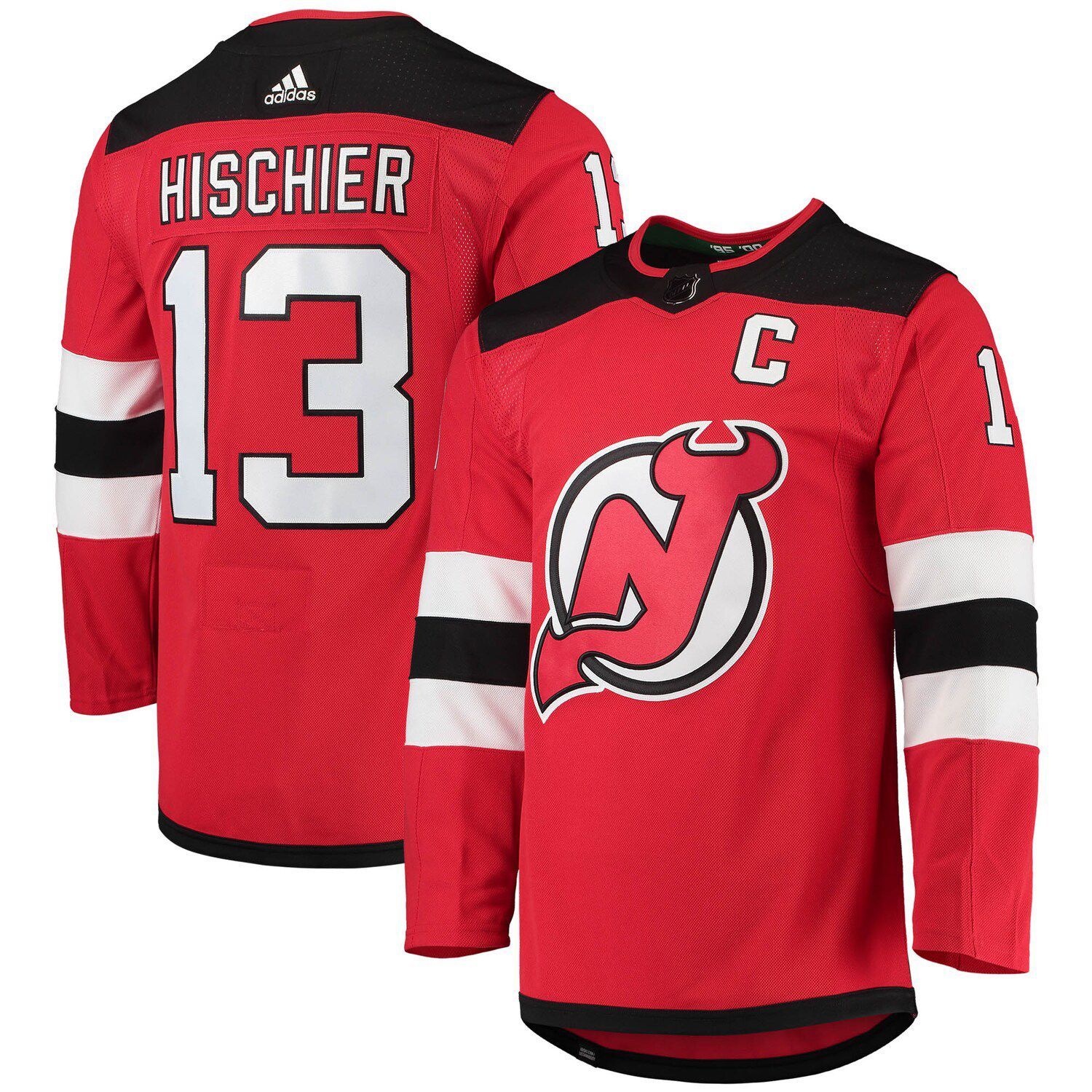Fanatics Branded Men's Jack Hughes Black New Jersey Devils Authentic Stack Name and Number T-Shirt - Black