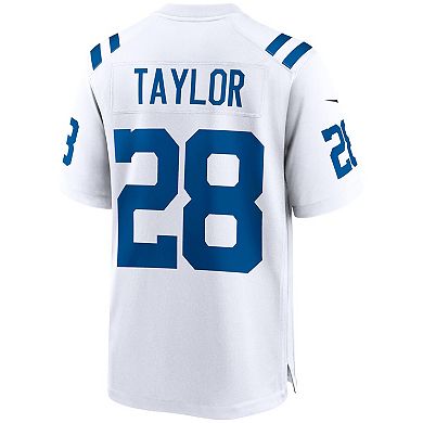 Men's Nike Jonathan Taylor White Indianapolis Colts Game Jersey