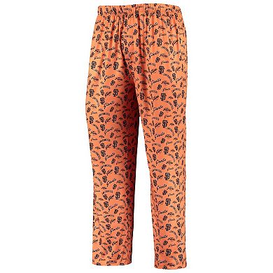 Men's FOCO Orange San Francisco Giants Cooperstown Collection Repeat Pajama Pants