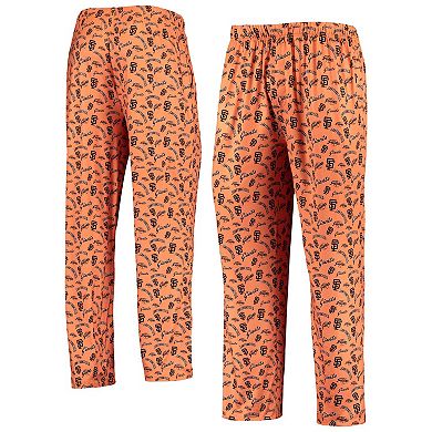 Men's FOCO Orange San Francisco Giants Cooperstown Collection Repeat Pajama Pants
