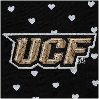 Girls Newborn & Infant Black UCF Knights Hearts Bodysuit & Headband Set