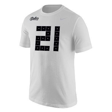 Men's Nike #21 White UCF Knights Space Game Jersey T-Shirt