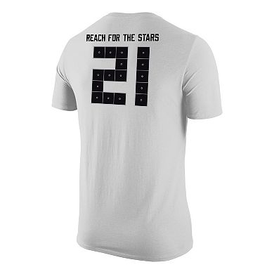 Men's Nike #21 White UCF Knights Space Game Jersey T-Shirt