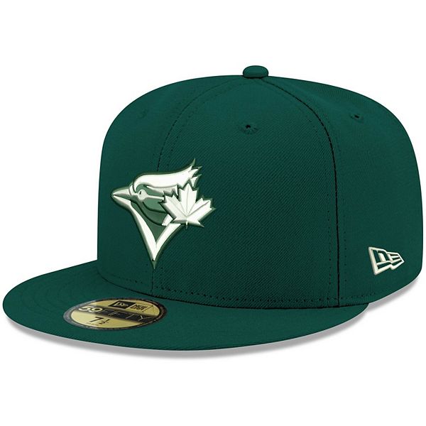 Men's New Era Green Toronto Blue Jays White Logo 59FIFTY Fitted Hat