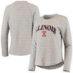 Women's Gameday Couture White Illinois Fighting Illini All We've Got Premium Fleece Drop Shoulder Pullover Sweatshirt Size: Medium