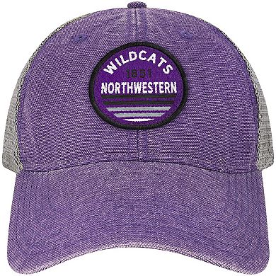 Men's Purple Northwestern Wildcats Sunset Dashboard Trucker Snapback Hat