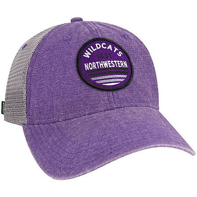 Men's Purple Northwestern Wildcats Sunset Dashboard Trucker Snapback Hat