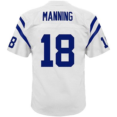 Youth Mitchell & Ness Peyton Manning White Indianapolis Colts 2006 Retired Player Legacy Jersey