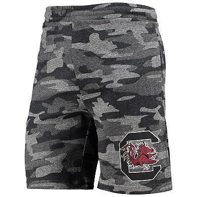 Men's Concepts Sport Charcoal/Gray South Carolina Gamecocks Camo Backup Terry Jam Lounge Shorts