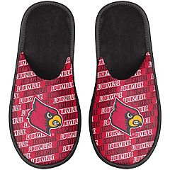 Lids Louisville Cardinals FOCO Scuff Logo Slide Slippers