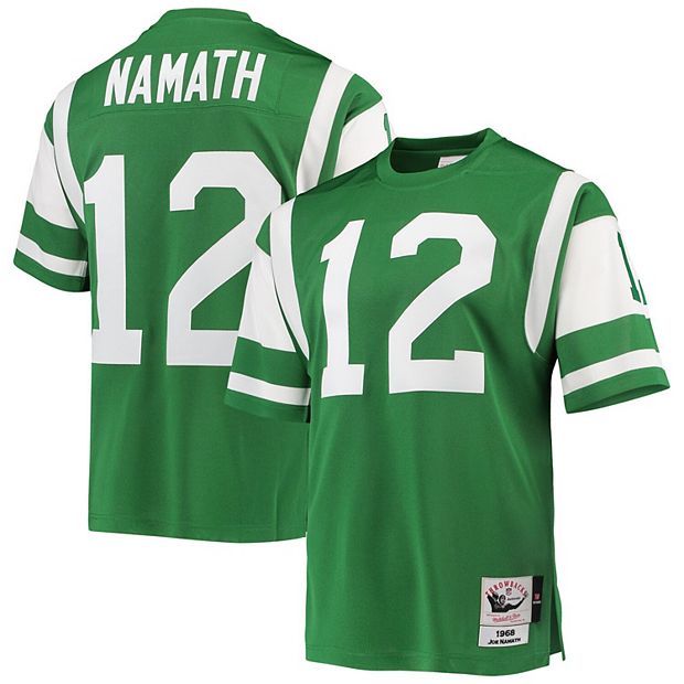 Men's Mitchell & Ness Joe Namath White New York Jets Retired