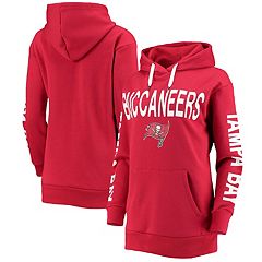 NFL Tampa Bay Buccaneers Women's Halftime Adjustment Long Sleeve Fleece  Hooded Sweatshirt - S