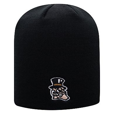 Men's Top of the World Black Wake Forest Demon Deacons Core Knit Beanie