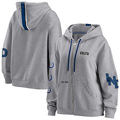 Women's Nike Heather Royal/White Indianapolis Colts Monaco Lightweight Full-Zip Hoodie Size: Extra Small