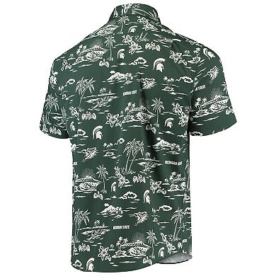 Men's Reyn Spooner Green Michigan State Spartans Classic Button-Down Shirt