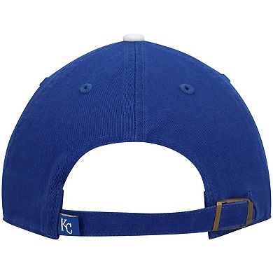 Youth '47 Royal Kansas City Royals Team Logo Clean Up Adjustable Hat