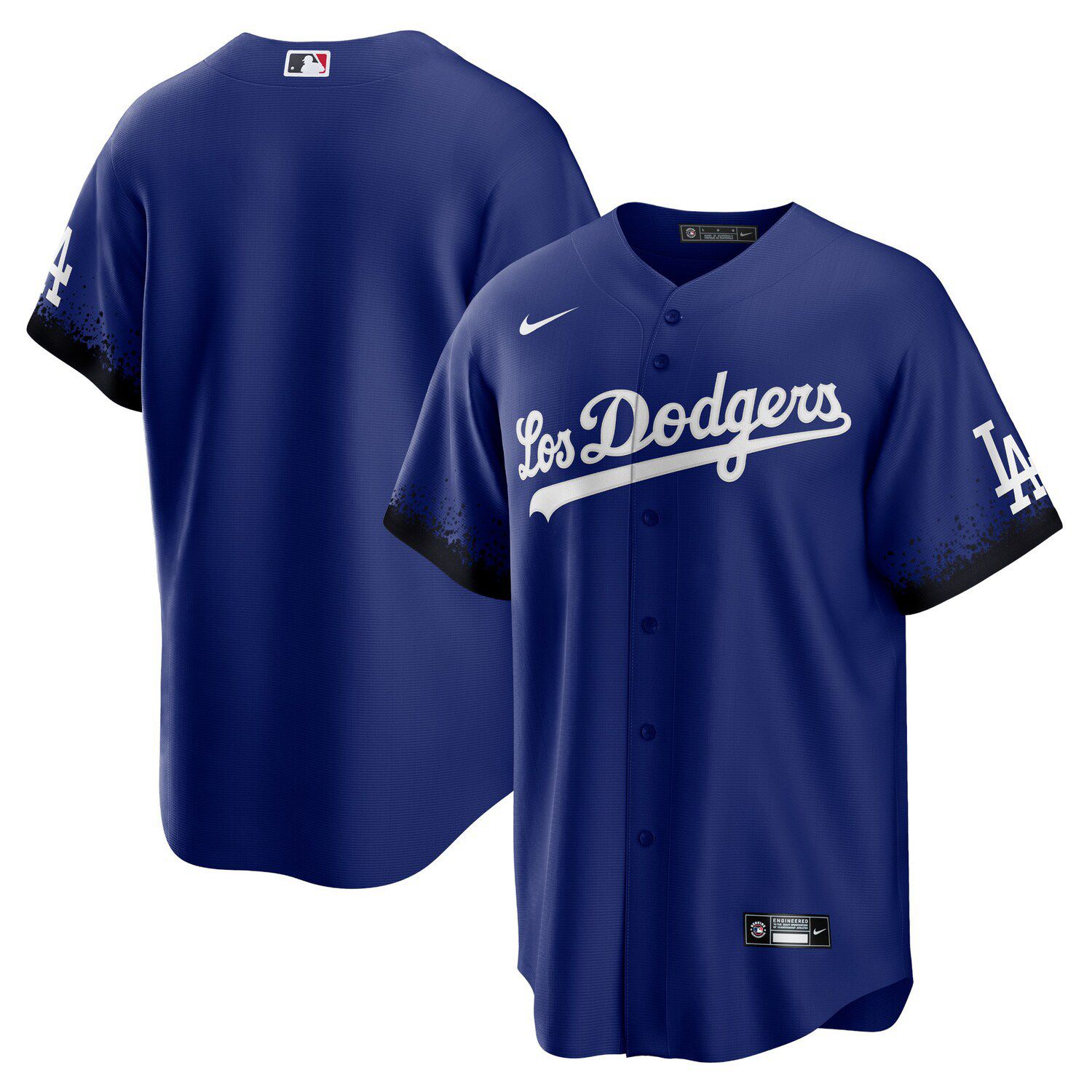 Los Angeles Dodgers Stitches Youth Team Jersey - Royal/Gray