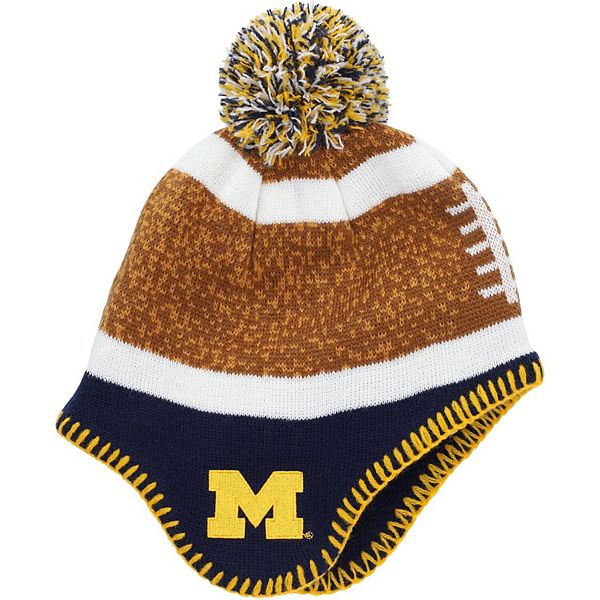 Lids Tennessee Titans Preschool Football Head Knit Hat with Pom -  Brown/Navy