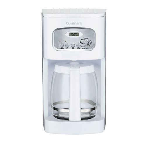 Cuisinart White 12Cup Programmable Coffee Maker