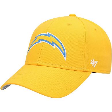 Youth '47 Gold Los Angeles Chargers Secondary MVP Adjustable Hat