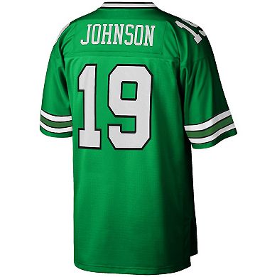 Men's Mitchell & Ness Keyshawn Johnson Kelly Green New York Jets Legacy Replica Jersey