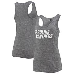 Men's '47 Black Carolina Panthers Winger Franklin Tank Top