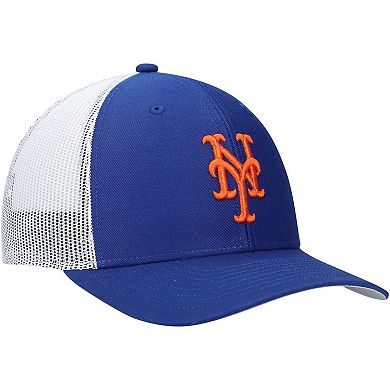 Men's '47 Royal/White New York Mets Primary Logo Trucker Snapback Hat
