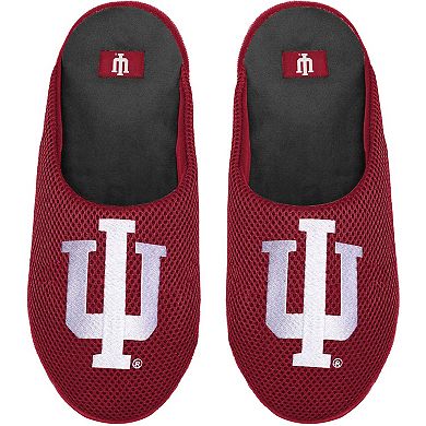 Youth FOCO Indiana Hoosiers Big Logo Colorblock Mesh Slippers