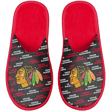 Youth FOCO Chicago Blackhawks Team Scuff Slippers