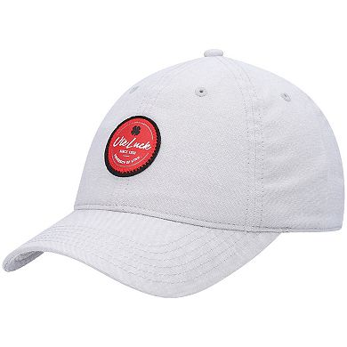 Men's Gray Utah Utes Oxford Circle Adjustable Hat