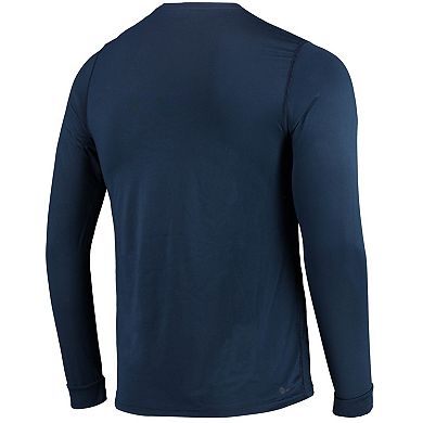 Men's adidas Navy Montreal Canadiens Dassler AEROREADY Creator Long Sleeve T-Shirt