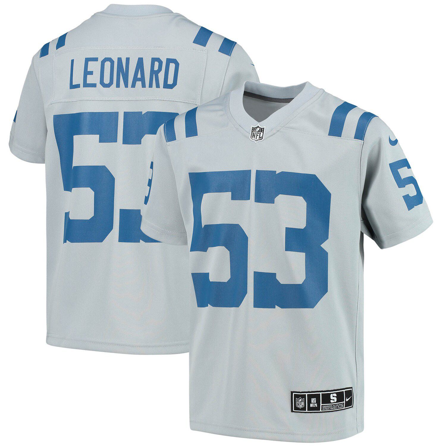 Men's Nike Darius Leonard Royal Indianapolis Colts Alternate Vapor Limited  Jersey