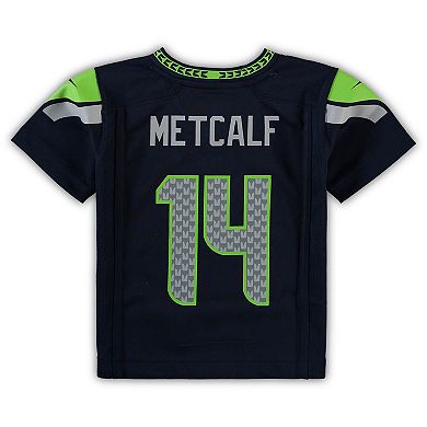 Toddler Nike DK Metcalf Navy Seattle Seahawks Game Jersey