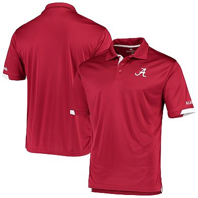 Men's Colosseum Crimson Alabama Crimson Tide Santry Lightweight Polo