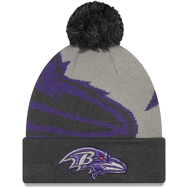 Youth Purple Baltimore Ravens Basic Cuffed Knit Hat