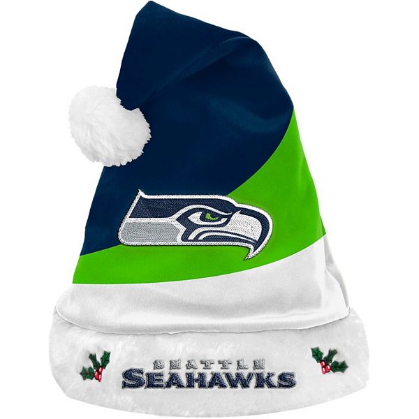 Seattle Seahawks NFL Santa Hat Forever Collectibles Brand New