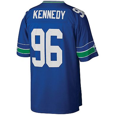 Men's Mitchell & Ness Cortez Kennedy Royal Seattle Seahawks Legacy Replica Jersey